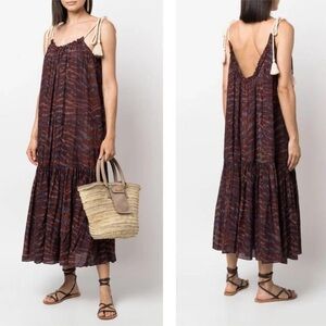 Ulla Johnson Cari Midi Dress Sz S/Small